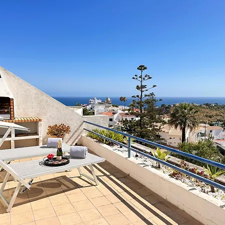 Stunning Sunrise & Sunset Rooftop By Becherish Apartament Albufeira